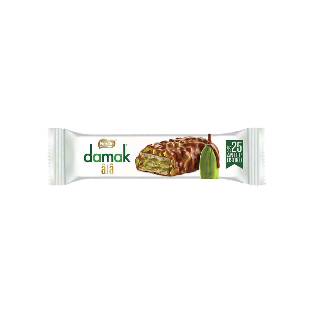 Nestle Damak Pistachio & Chocolate Wafer Bar